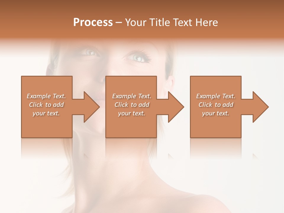 Senior Portrait Caucasian PowerPoint Template