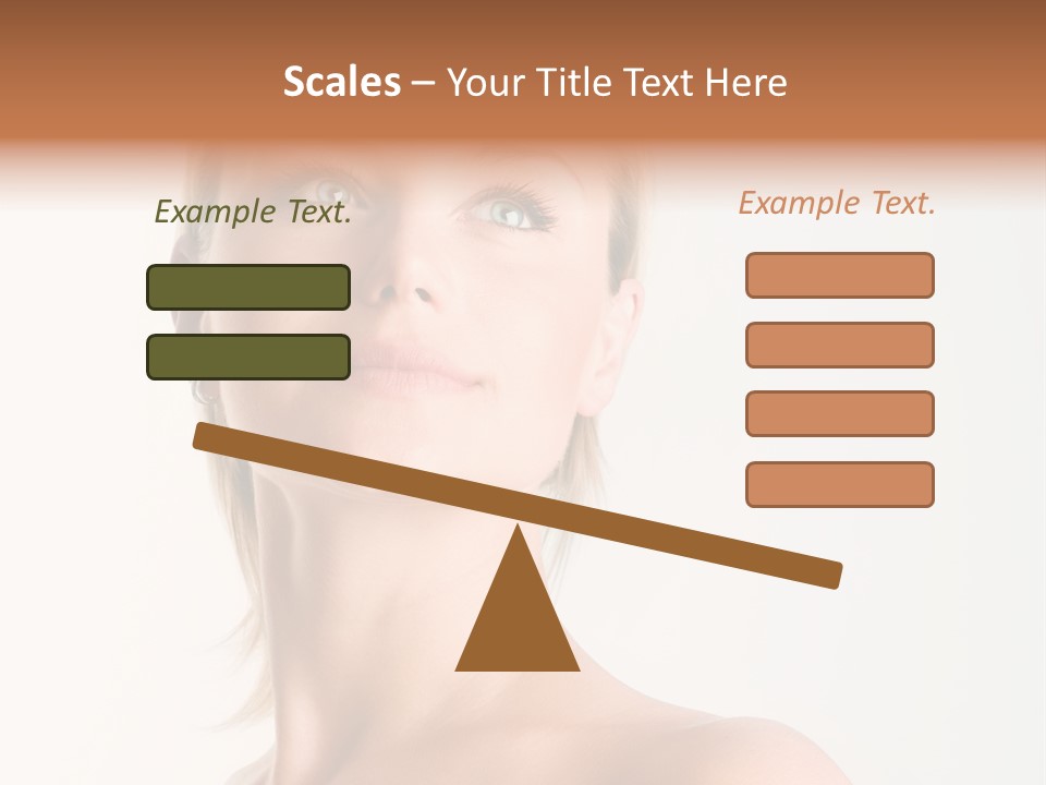 Senior Portrait Caucasian PowerPoint Template