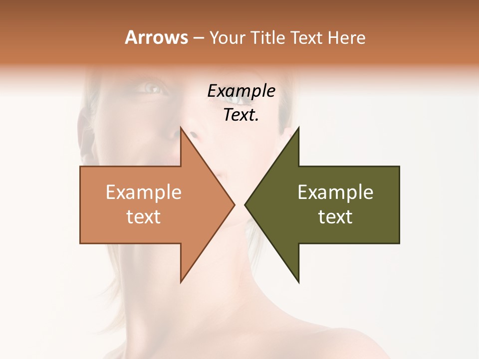 Senior Portrait Caucasian PowerPoint Template