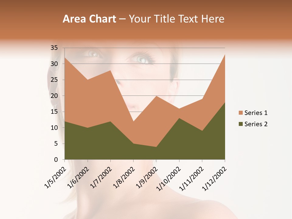 Senior Portrait Caucasian PowerPoint Template