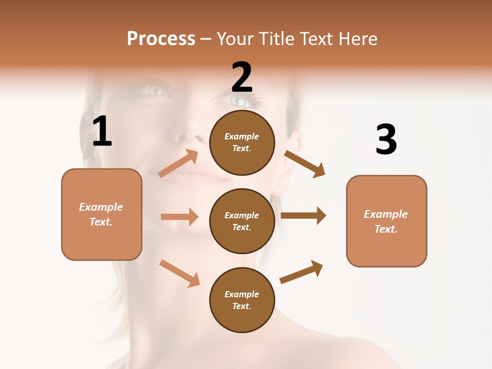 Senior Portrait Caucasian PowerPoint Template