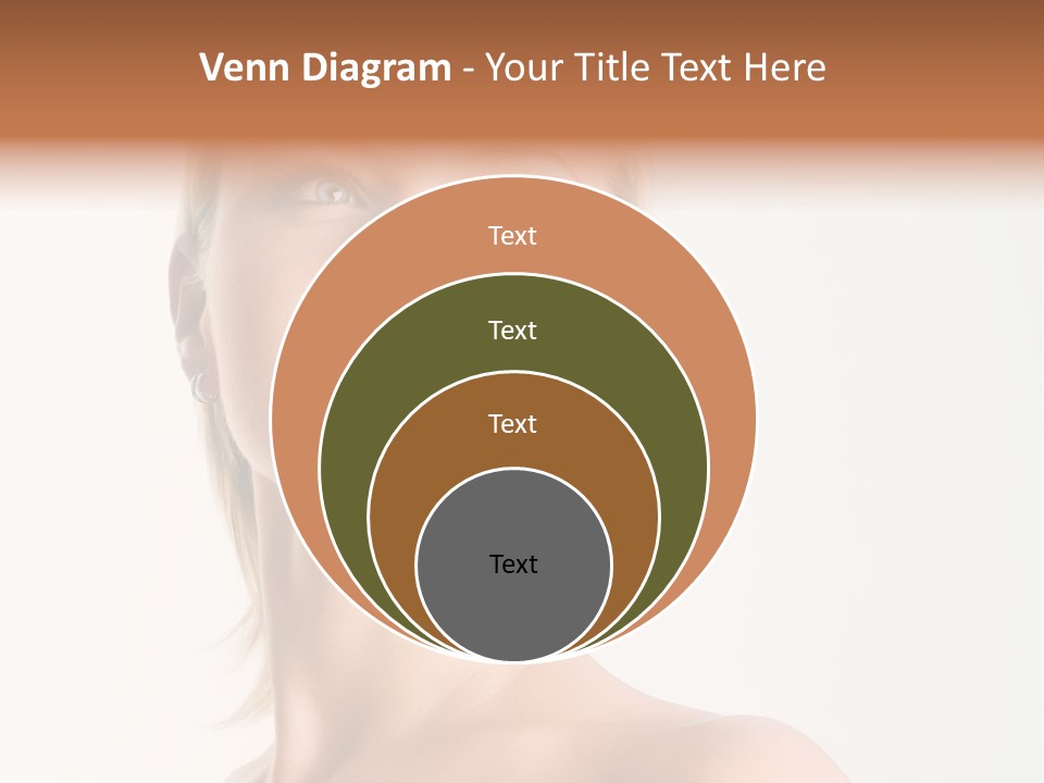 Senior Portrait Caucasian PowerPoint Template