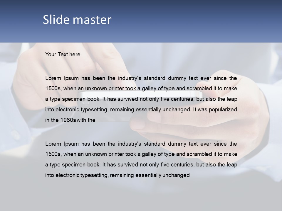 Wellness Mother Ocean PowerPoint Template