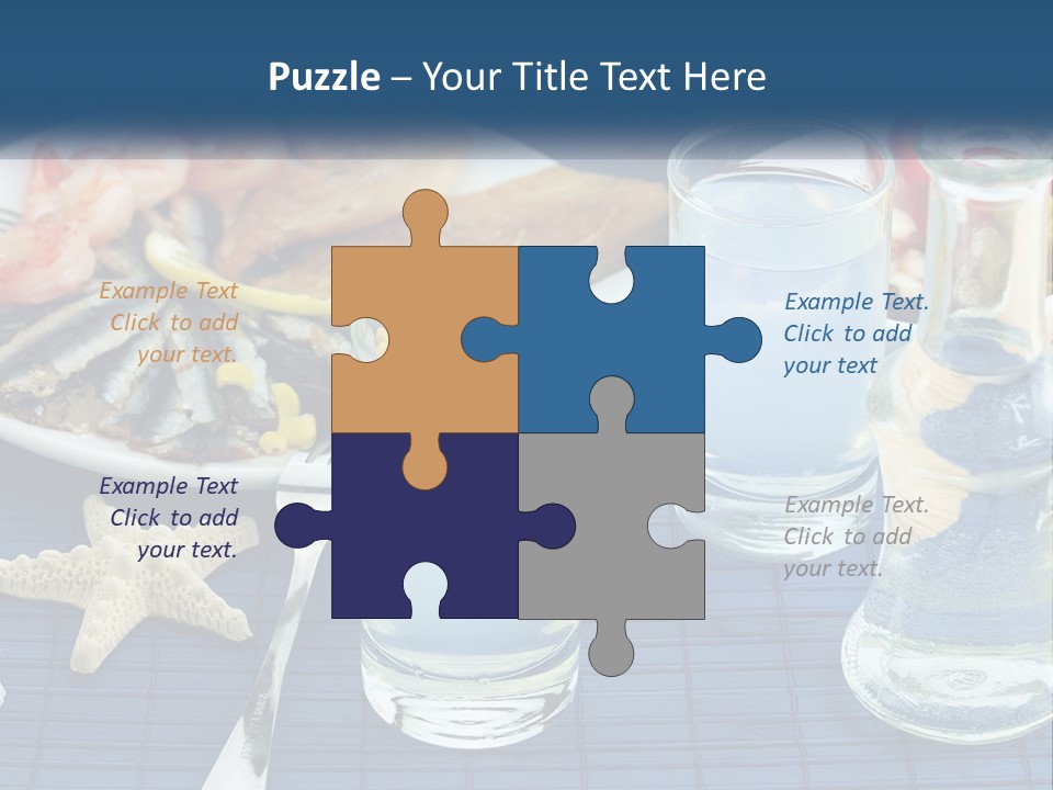 White Water Portrait PowerPoint Template