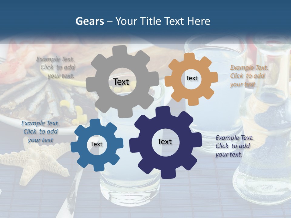 White Water Portrait PowerPoint Template