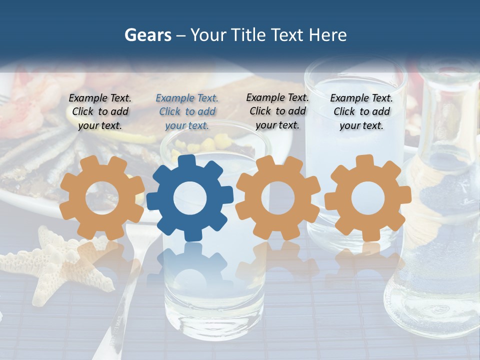 White Water Portrait PowerPoint Template