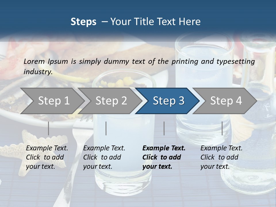 White Water Portrait PowerPoint Template