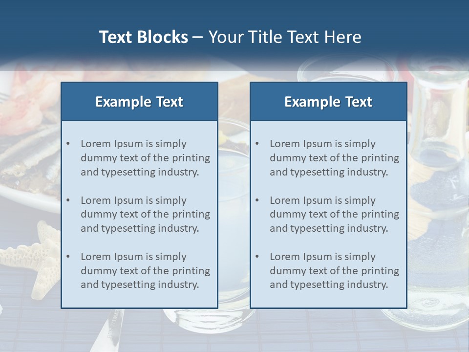 White Water Portrait PowerPoint Template