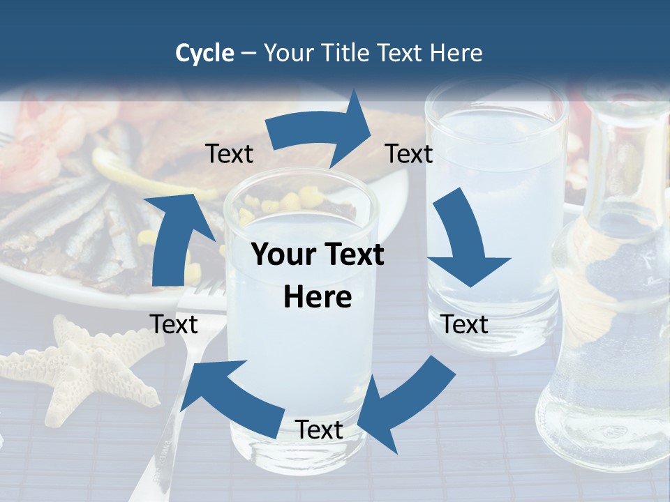 White Water Portrait PowerPoint Template