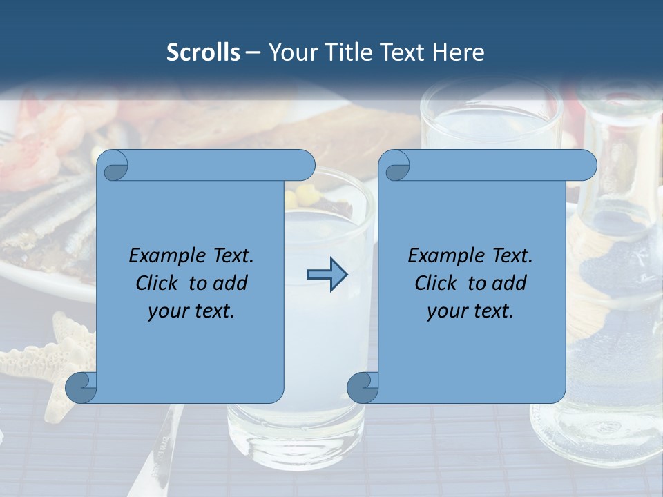 White Water Portrait PowerPoint Template