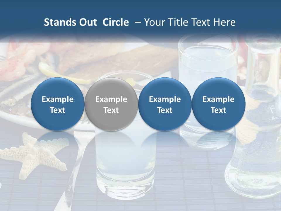 White Water Portrait PowerPoint Template