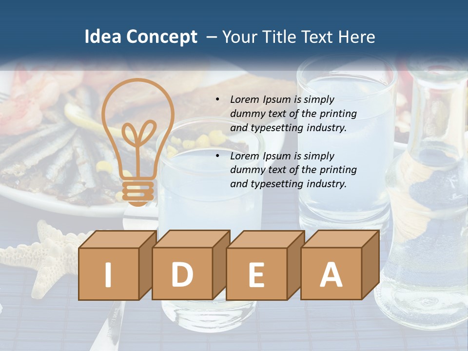 White Water Portrait PowerPoint Template