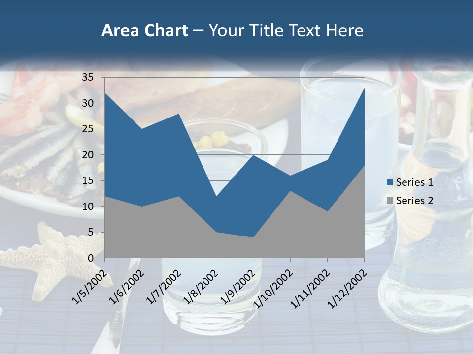 White Water Portrait PowerPoint Template