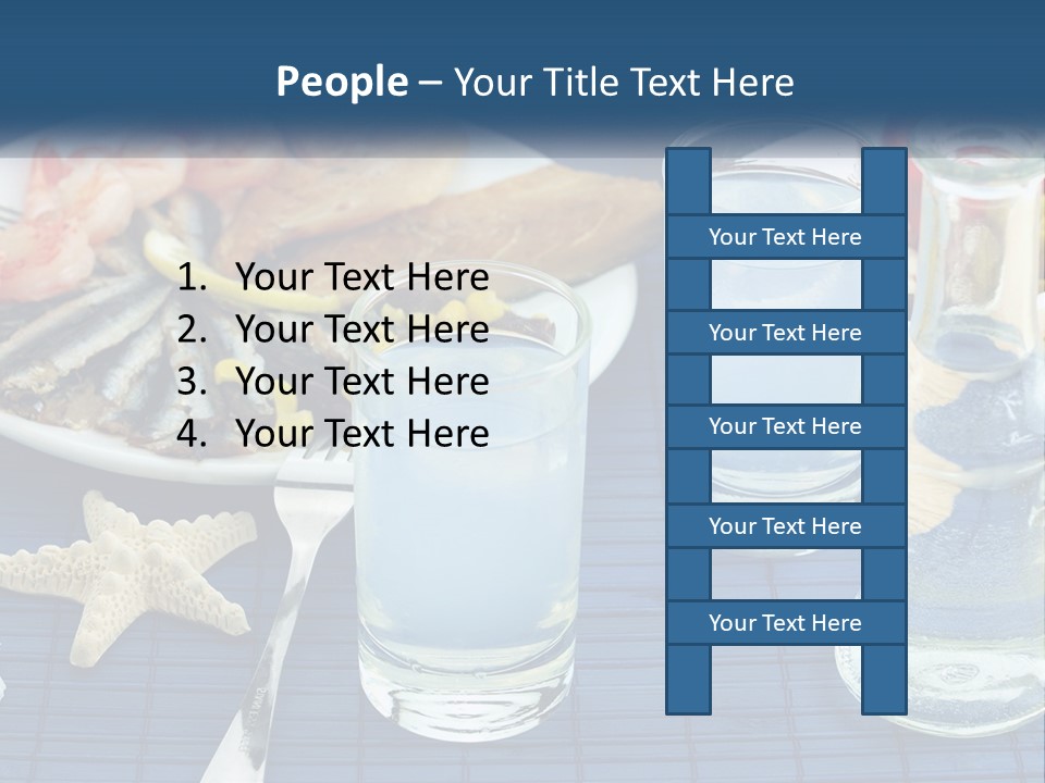 White Water Portrait PowerPoint Template