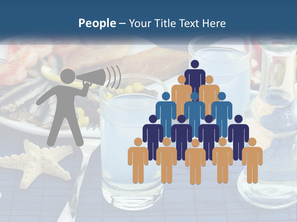 White Water Portrait PowerPoint Template