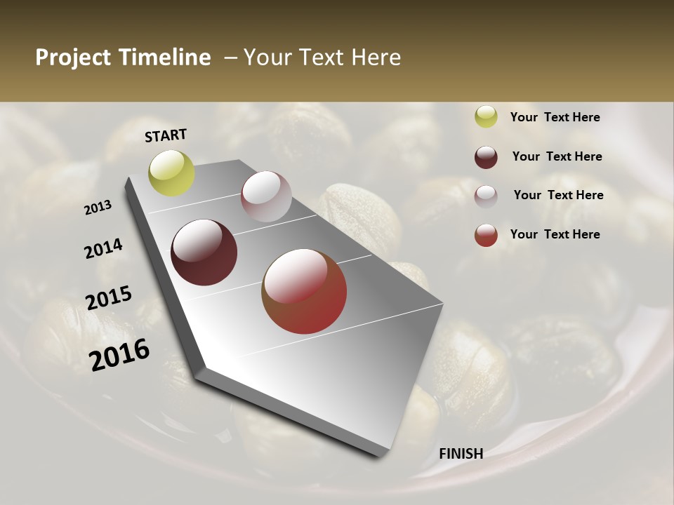 Wave Coastal Sunrise PowerPoint Template
