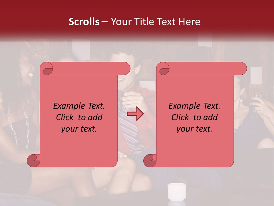 Sad Parent Daughter PowerPoint Template