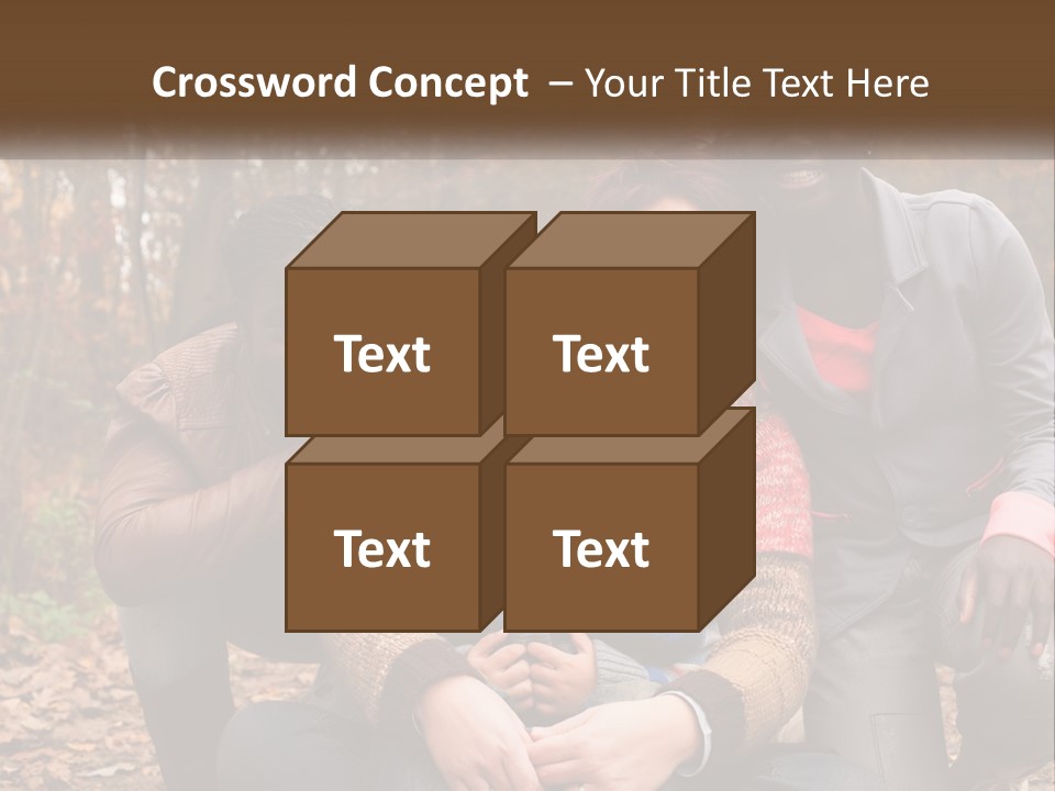 Water Sunset Standing PowerPoint Template