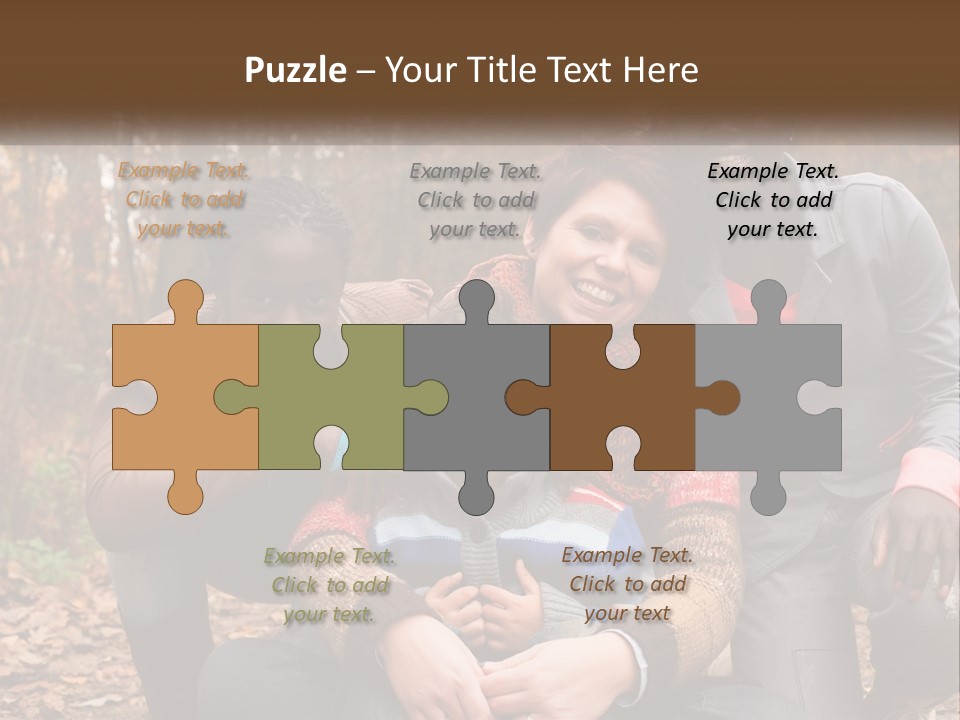 Water Sunset Standing PowerPoint Template