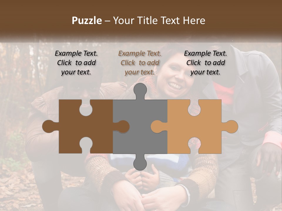 Water Sunset Standing PowerPoint Template