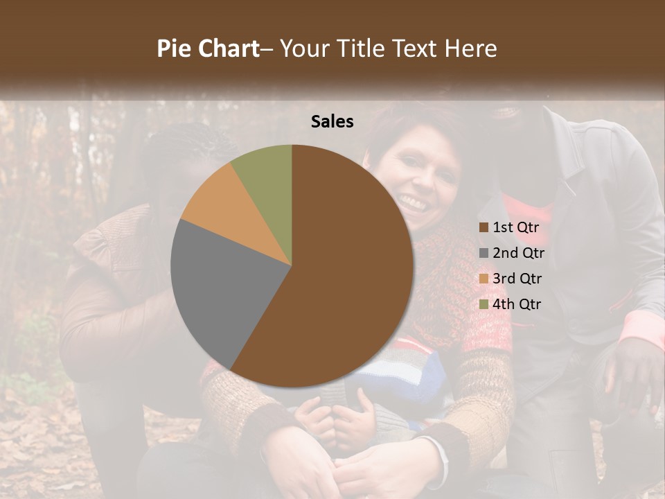 Water Sunset Standing PowerPoint Template