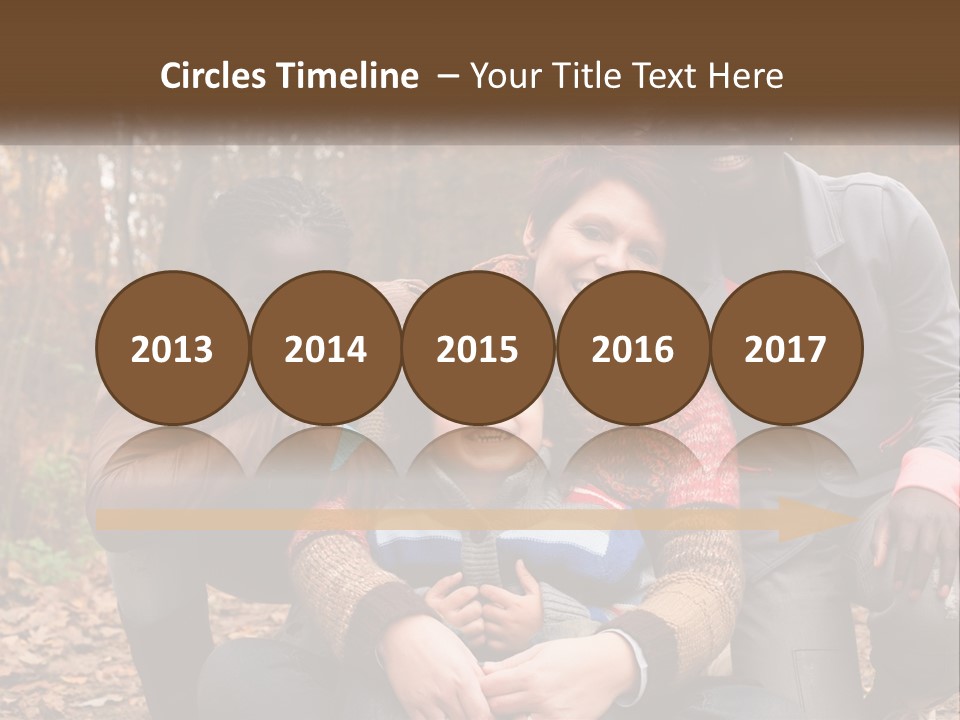 Water Sunset Standing PowerPoint Template