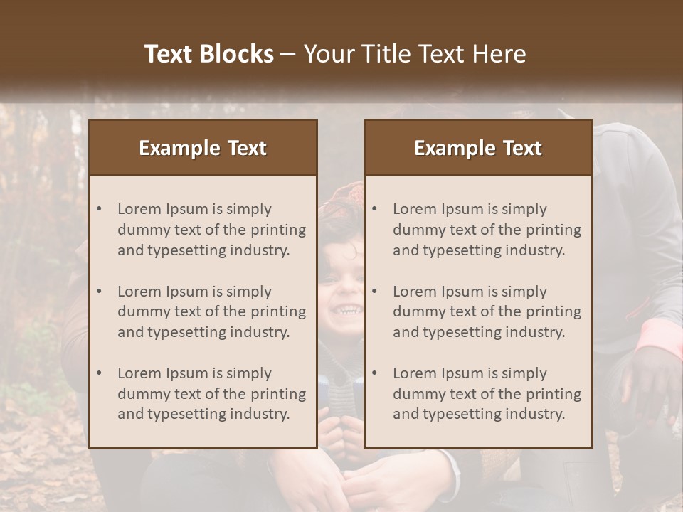 Water Sunset Standing PowerPoint Template