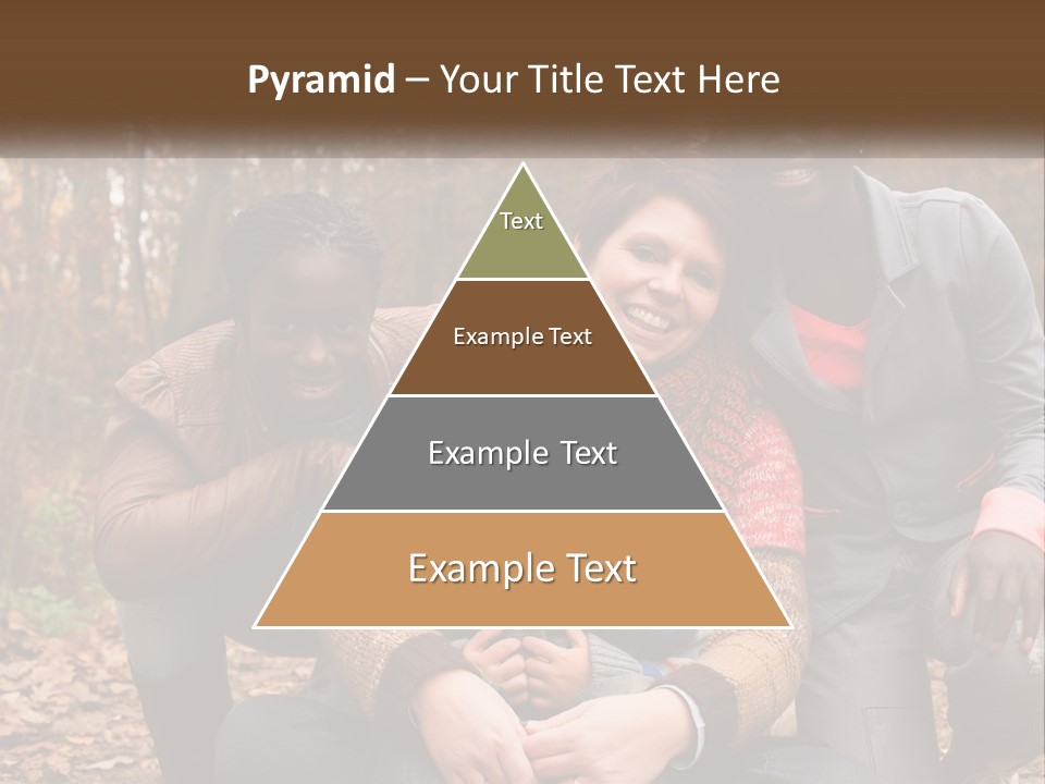 Water Sunset Standing PowerPoint Template