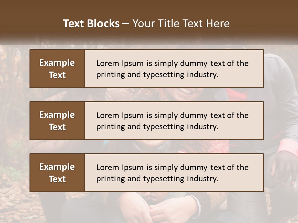 Water Sunset Standing PowerPoint Template