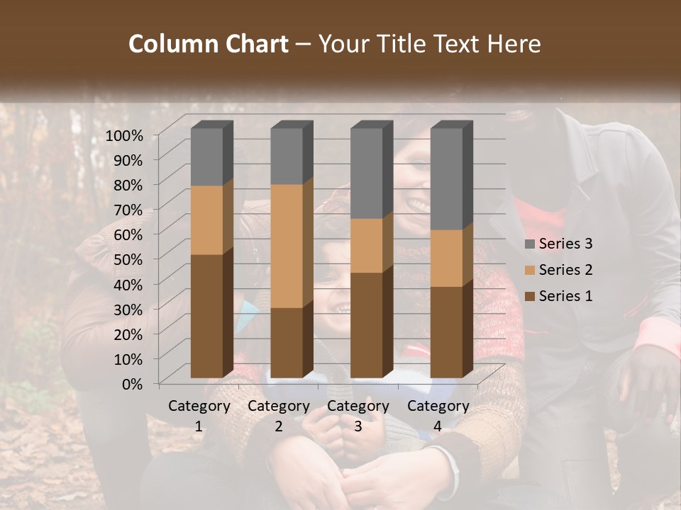Water Sunset Standing PowerPoint Template