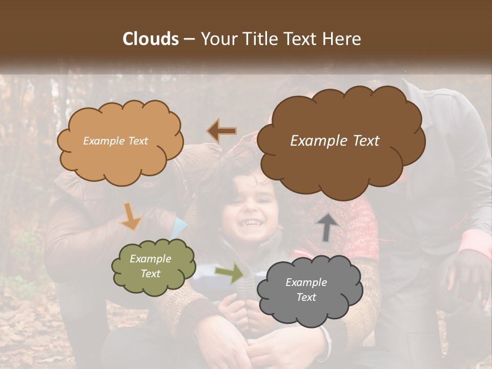 Water Sunset Standing PowerPoint Template