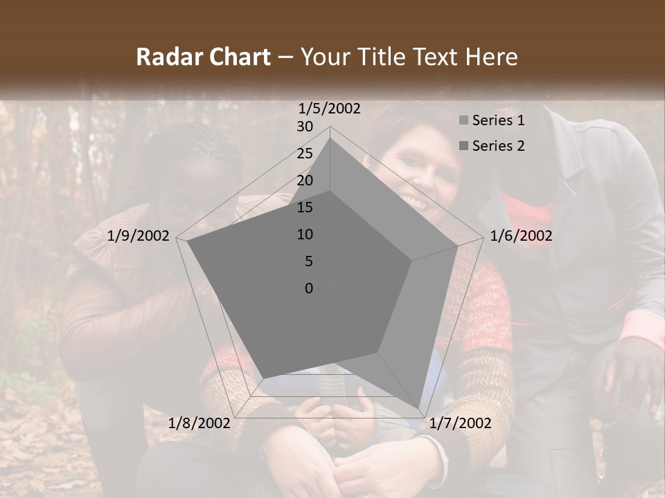 Water Sunset Standing PowerPoint Template