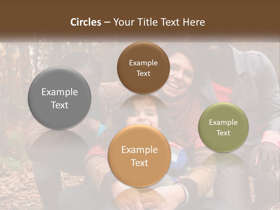 Water Sunset Standing PowerPoint Template