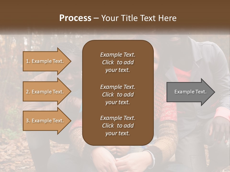 Water Sunset Standing PowerPoint Template