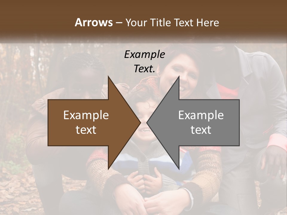Water Sunset Standing PowerPoint Template
