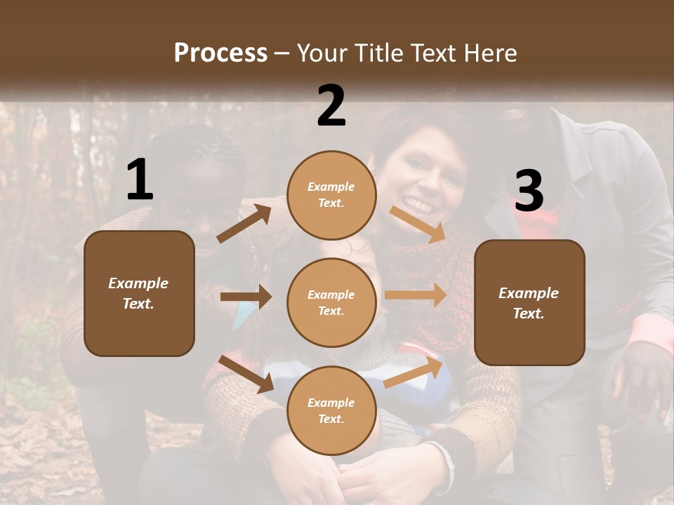 Water Sunset Standing PowerPoint Template