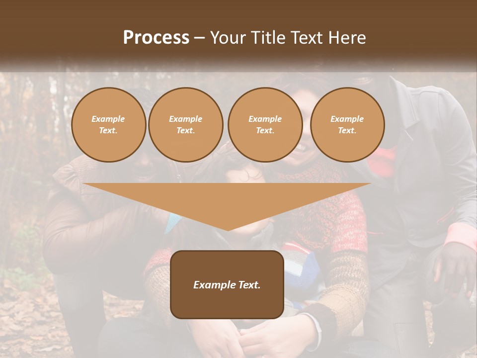 Water Sunset Standing PowerPoint Template