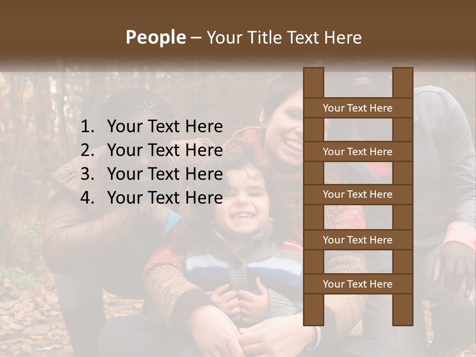 Water Sunset Standing PowerPoint Template