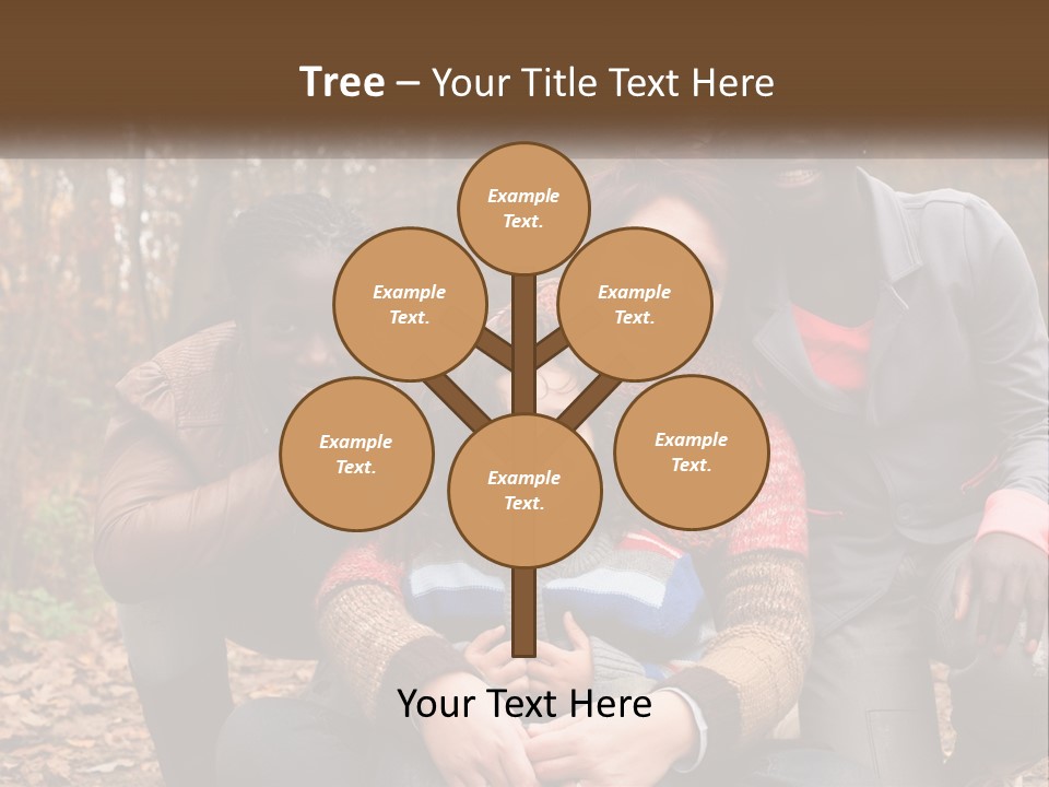 Water Sunset Standing PowerPoint Template