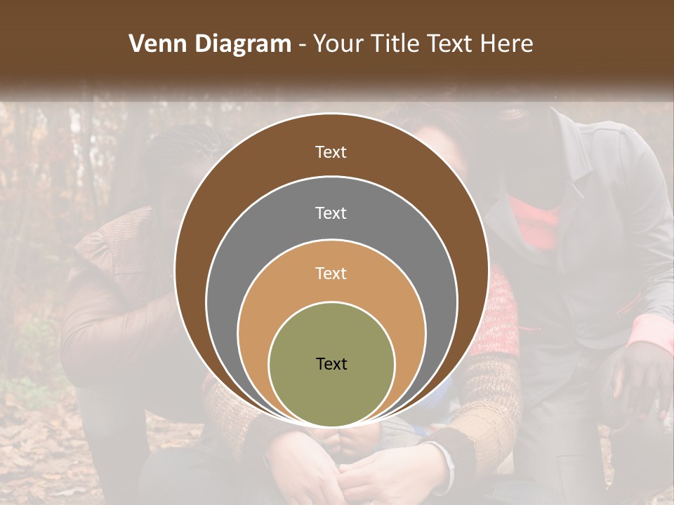Water Sunset Standing PowerPoint Template