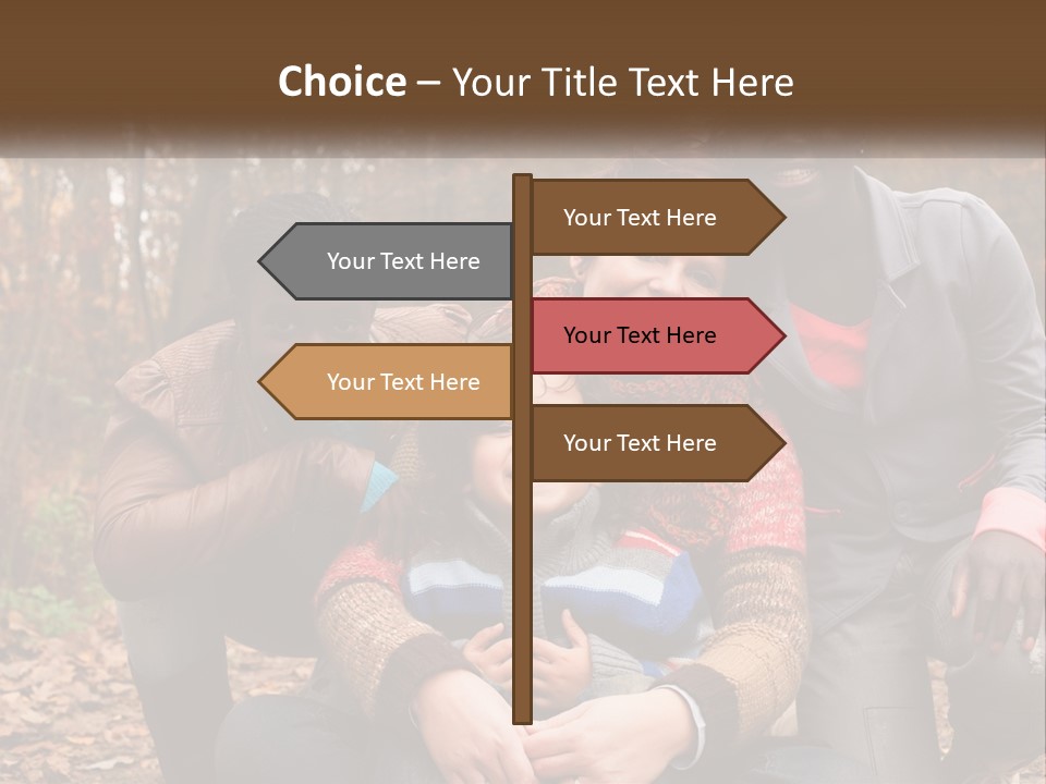 Water Sunset Standing PowerPoint Template