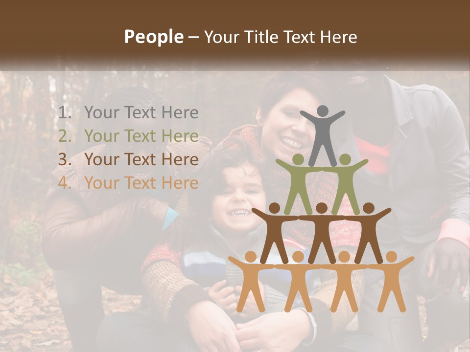 Water Sunset Standing PowerPoint Template