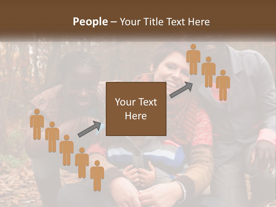 Water Sunset Standing PowerPoint Template