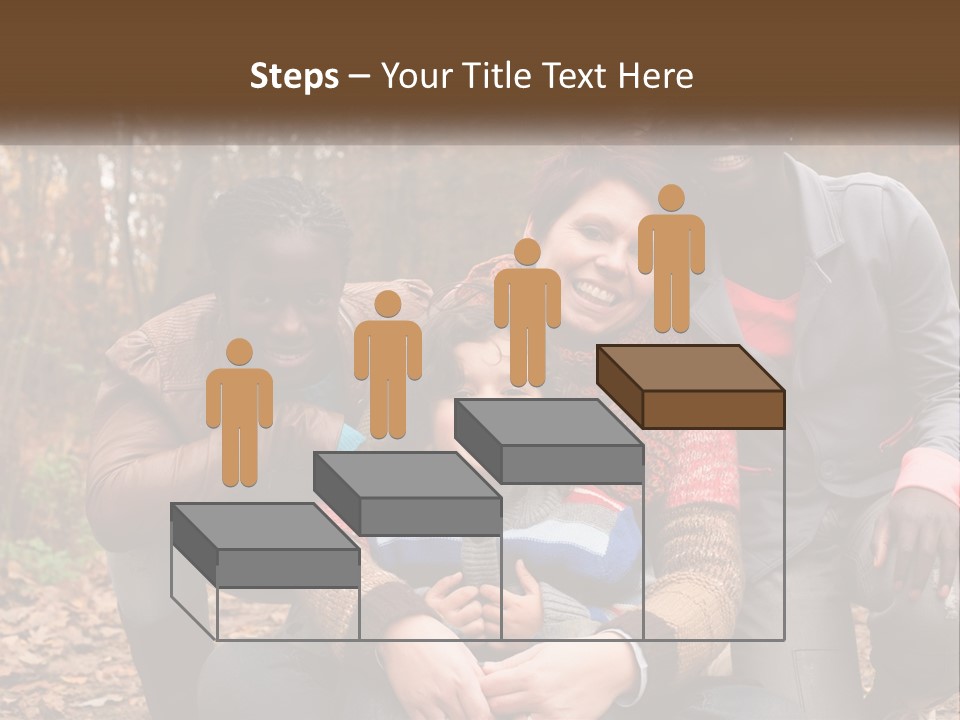 Water Sunset Standing PowerPoint Template