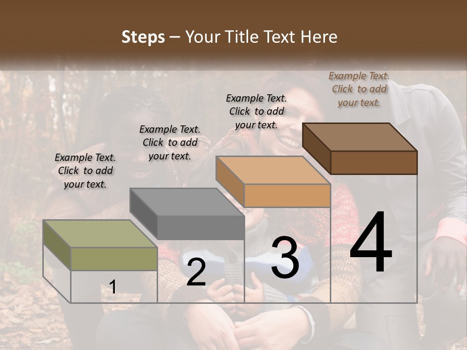 Water Sunset Standing PowerPoint Template