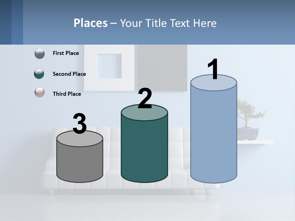 White Woman Elderly PowerPoint Template