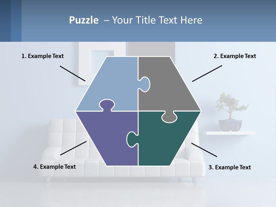 White Woman Elderly PowerPoint Template