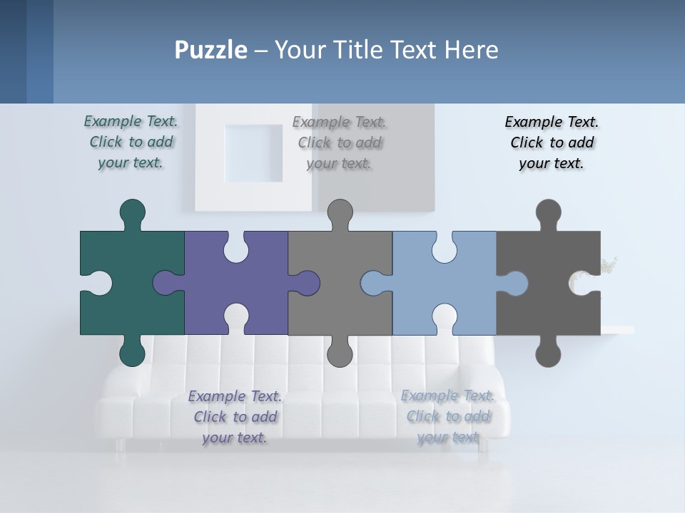 White Woman Elderly PowerPoint Template