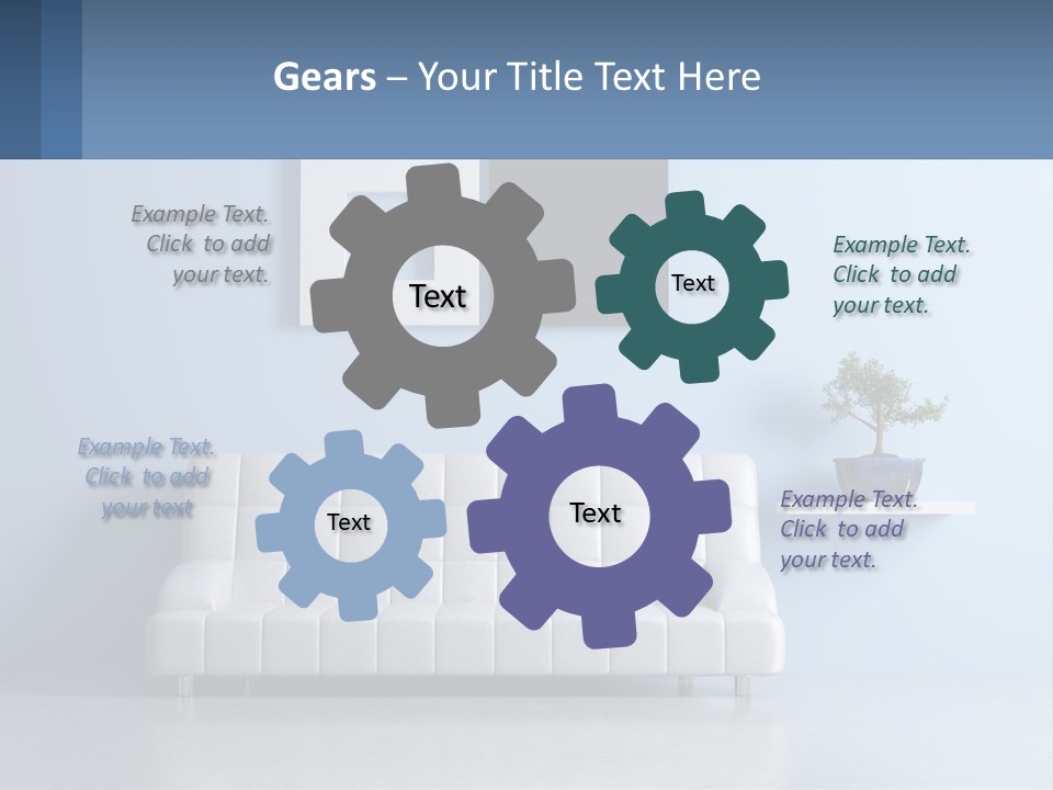 White Woman Elderly PowerPoint Template