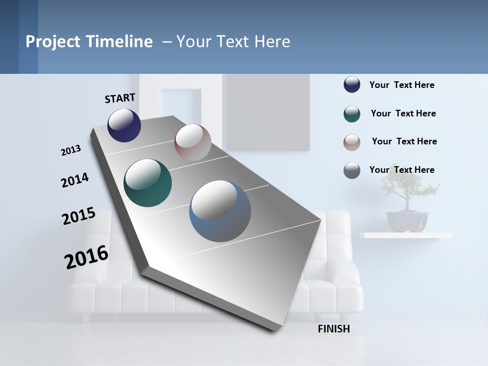 White Woman Elderly PowerPoint Template